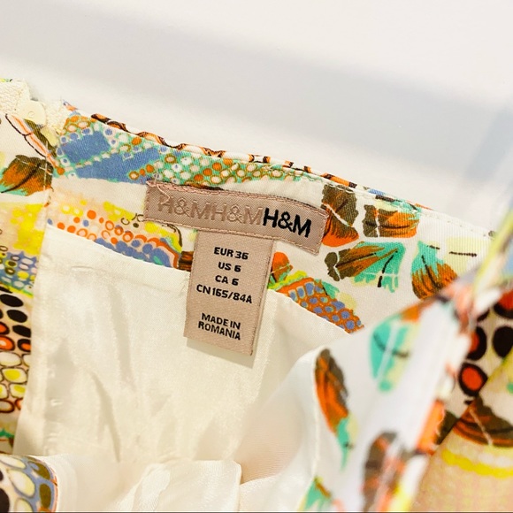 H&M Limited Edition Print Mini Dress (Size 6) - Picture 6 of 7